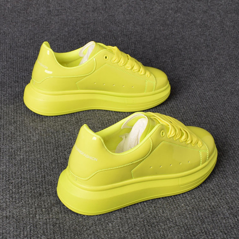Women Shoes Tennis - 2025 Lackierte Weiße Freizeitschuhe für Herren