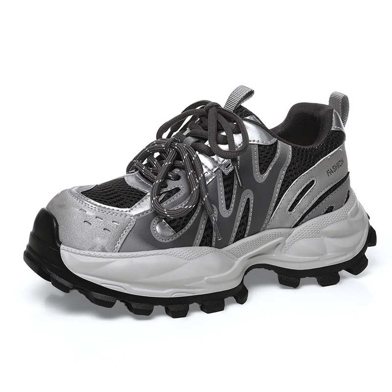Women Shoes Tennis - Mesh Chunky Sneakers für Damen, atmungsaktive