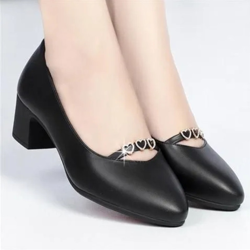 Women Shoes Zara - Damen-Schuhe, süß, leicht, bequem, schwarz, quadratischer