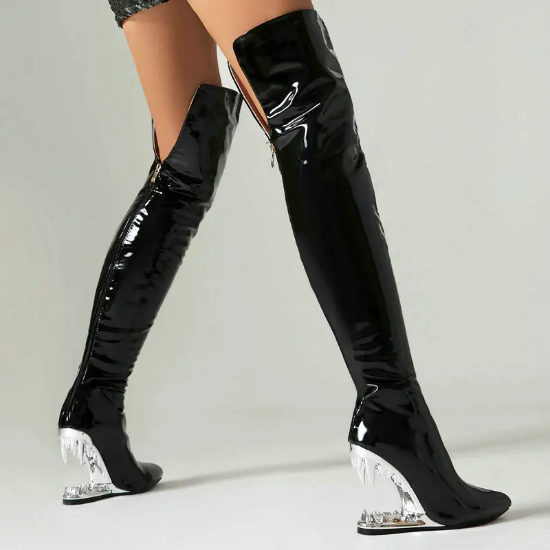 Women'S Shoes Wide Width - Tiger zähne Hai Mund Zahn hohle