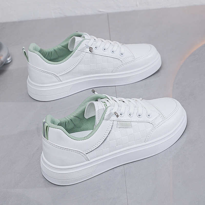 Women Shoes Name - Herbstliche Sneaker mit dickem Absatz, weiße