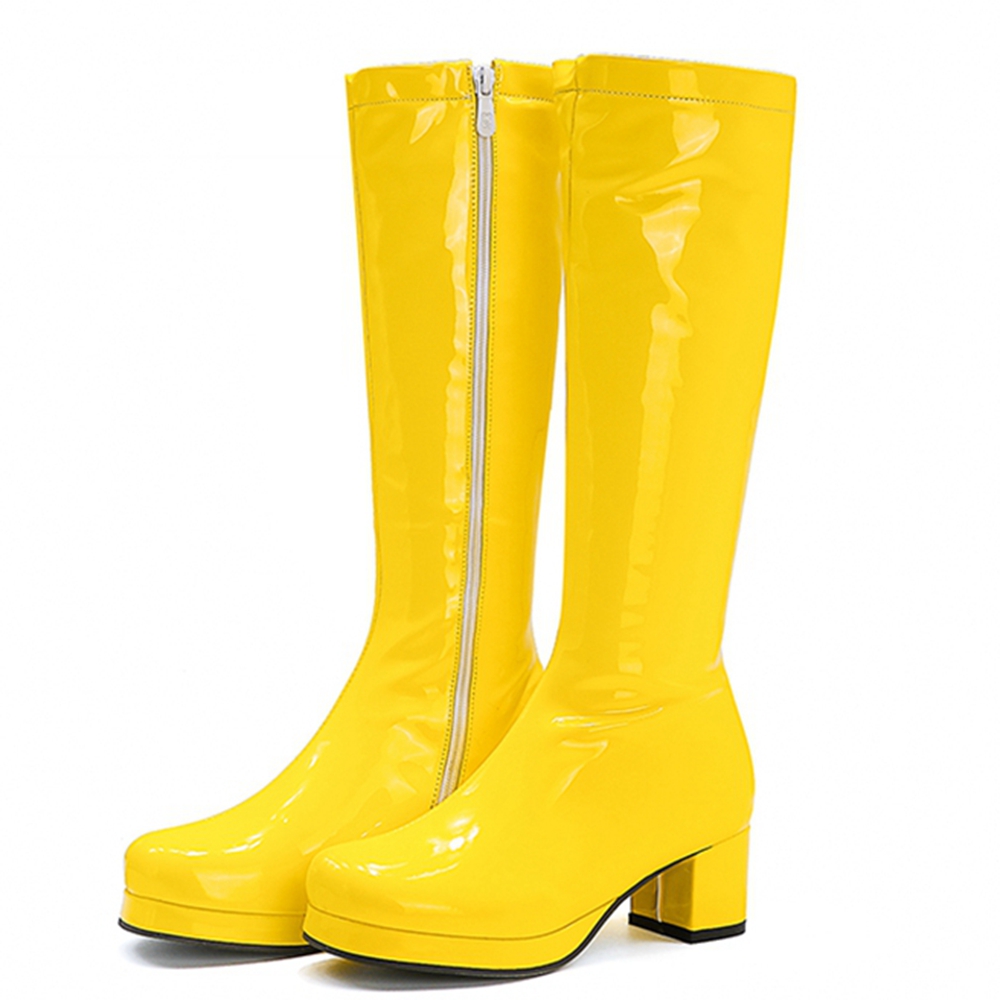 High Knee Heel Boots - REAVE CAT Herbst Süße kniehohe Stiefel