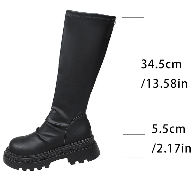 Sexy Schwarze Kniehohe Stiefel – High Knee Heel Boots Bewertung und Preis