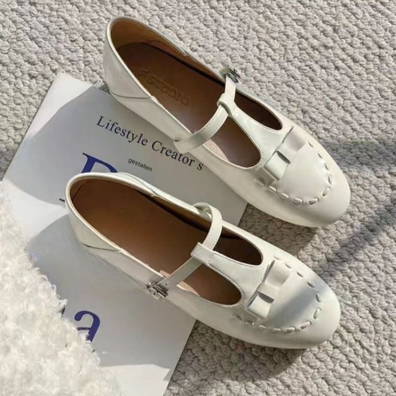 Neue französische Seil-Mary-Ja – Shoes For Women Flats Bewertung und Preis