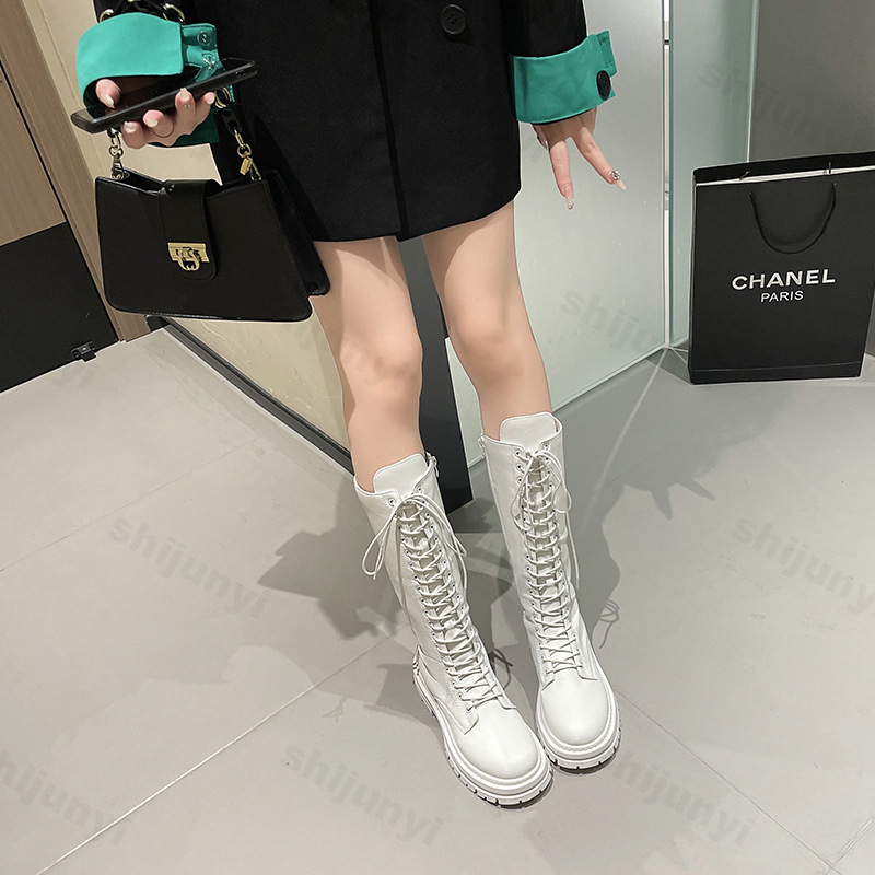Damen Ritterstiefel Plateau Ch – High Knee Heel Boots Bewertung und Preis