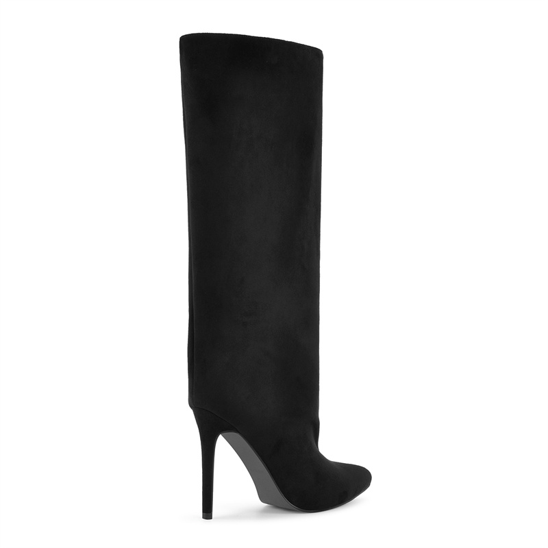 Onlymaker Schwarze kniehohe St – Women'S Shoes Wide Width Bewertung und Preis