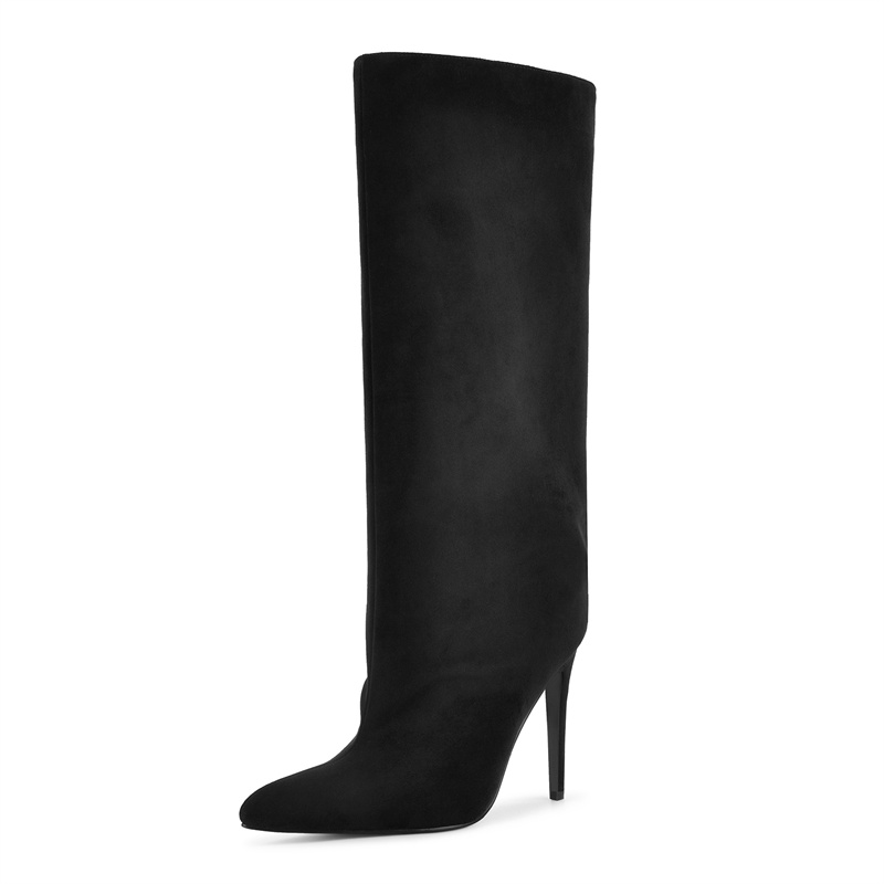 Onlymaker Schwarze kniehohe St – Women'S Shoes Wide Width Bewertung und Preis