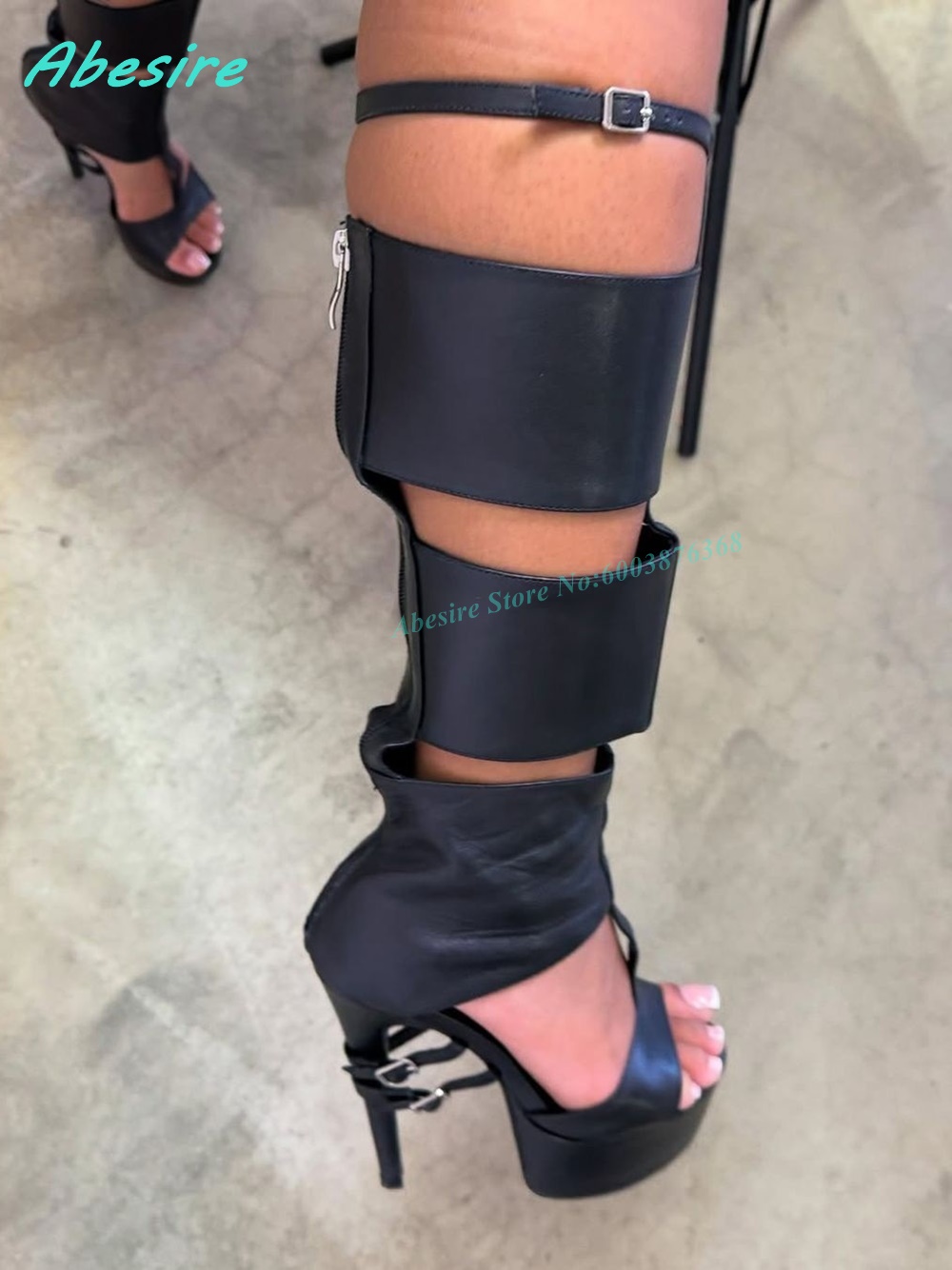 Rote Gladiatorensandalen aus K – High Knee Heel Boots Bewertung und Preis
