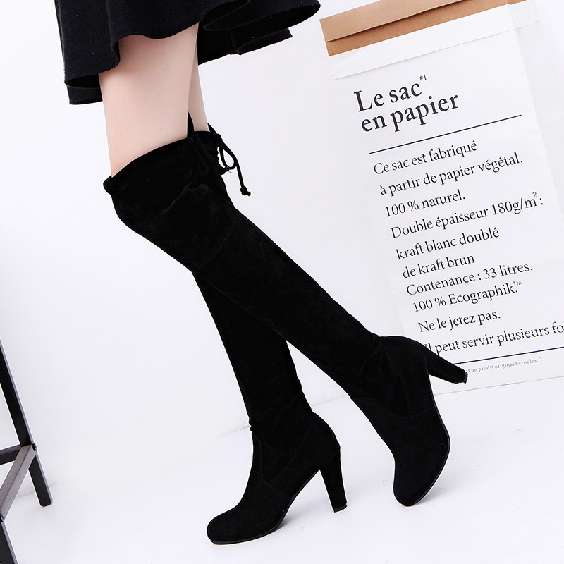 Damenstiefel, Stretchstoff, Ov – Sock Boot Women Bewertung und Preis