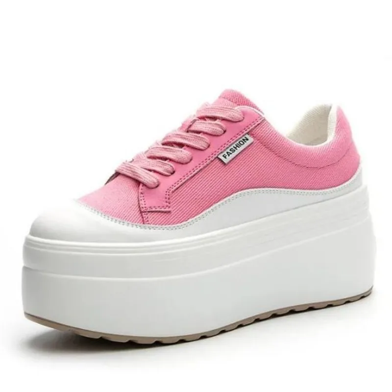 8cm Neue Leinwand Echtes Leder – Women Shoes Store Bewertung und Preis