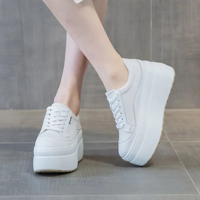 8cm Neue Leinwand Echtes Leder – Women Shoes Store Bewertung und Preis