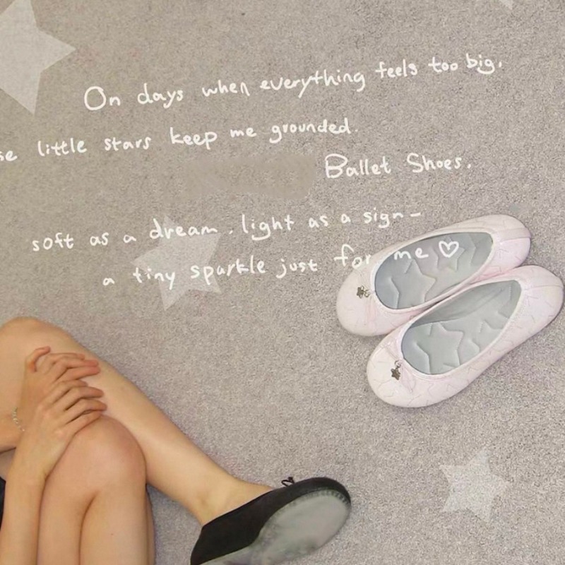 Ballettschuhe mit Schleifen –  – Ballet Flat Women Bewertung und Preis