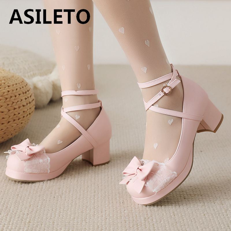 SIMLOVEYO Mädchen-Pumps im Lol – Women'S Shoes Round Toe Bewertung und Preis