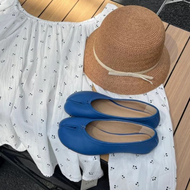 Neue Split-Toe Ballerinas aus  – Ballet Flat Women Bewertung und Preis