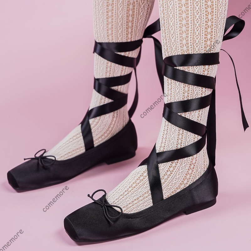 Damen-Ballerinas mit Satinband – Shoes For Women Flats Bewertung und Preis