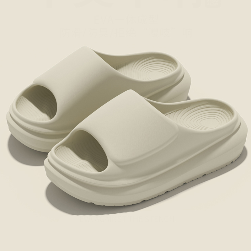 Einfarbige Dicksohlen-Pantoffe – Women Shoes Wedges Bewertung und Preis