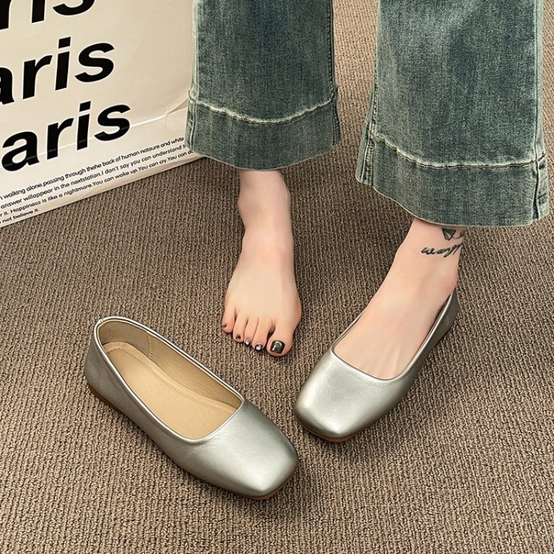 Damen-Ballerinas mit eckiger Z – Shoes For Women Flats Bewertung und Preis