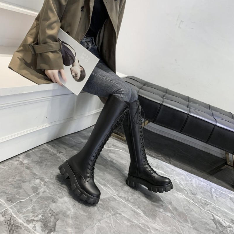 Damen-Kniehohe Stiefel mit Sch – High Knee Heel Boots Bewertung und Preis